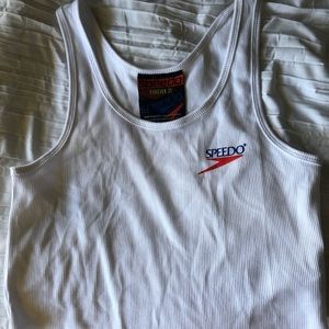 speedo cropped tank top